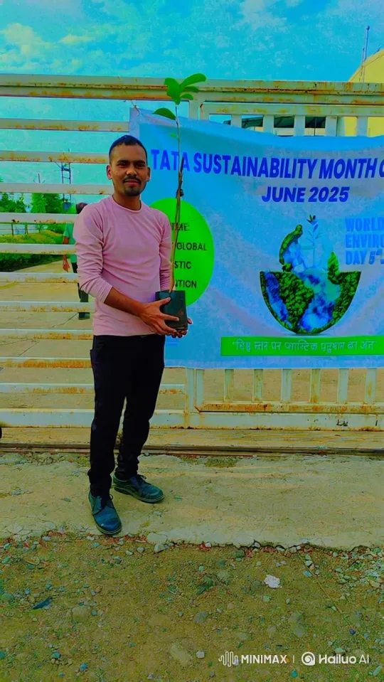 Man with Sapling Meets Narendra Modi at Sustainability Event – AI Generated Video | Hailuo AI