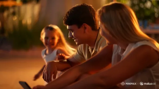 Joyful Family Reunion in Summer's Warmth – AI Generated Video | Hailuo AI