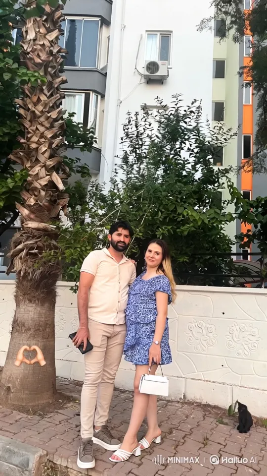 Young Family Embraces Joyfully on Sunny Day – AI Generated Video | Hailuo AI
