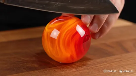 Create a Fireball and Explode It with a Knife for a Video – AI Generated Video | Hailuo AI