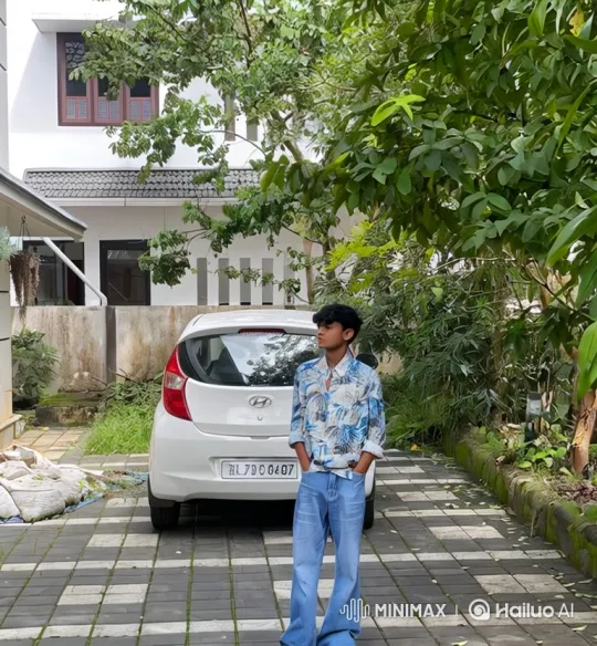 Zoom-Out from Man on Driveway to Earth in Space – AI Generated Video | Hailuo AI