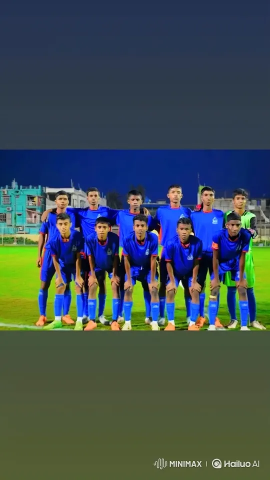 Night Soccer Team Photo to Space Panorama – AI Generated Video | Hailuo AI