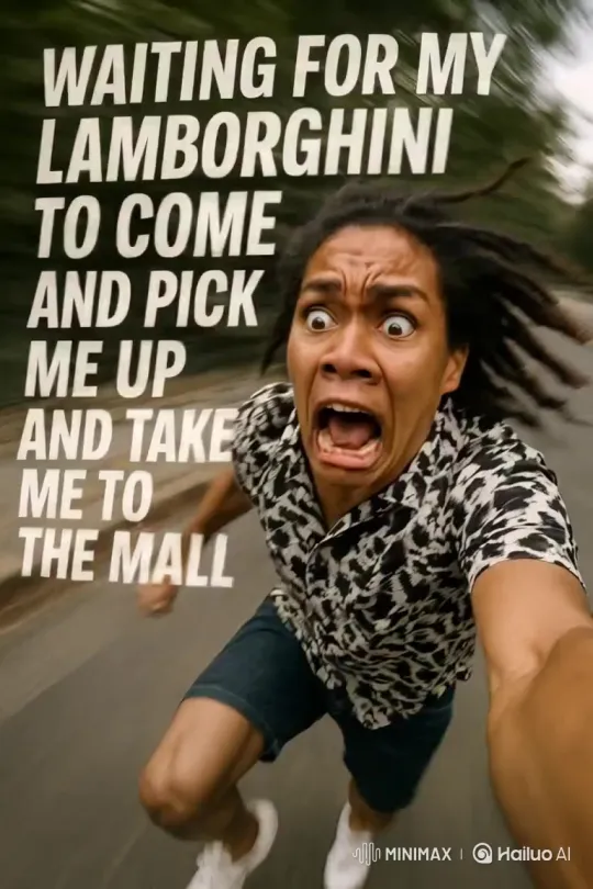 Lamborghini Pickup for Mall Trip – AI Generated Video | Hailuo AI
