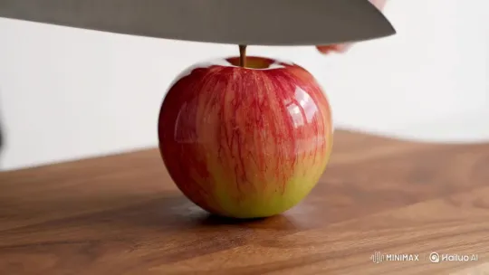 Crystal Apple: A Symbol of Purity and Brilliance – AI Generated Video | Hailuo AI
