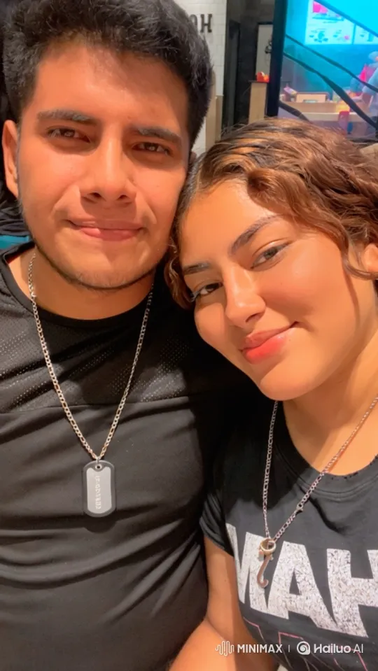 Couple's Selfie Transforms into Portrait of Their Child – AI Generated Video | Hailuo AI