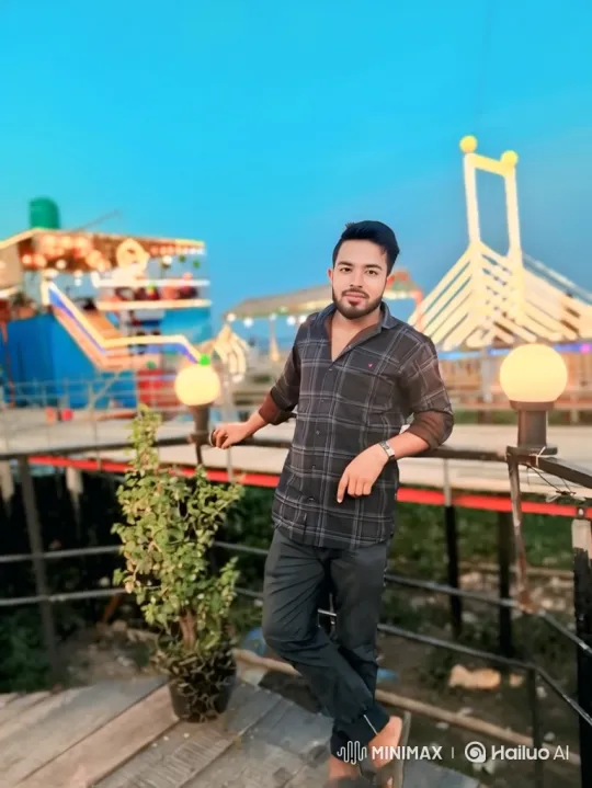 Young Couple Shares Quiet Moment in Twilight Park – AI Generated Video | Hailuo AI