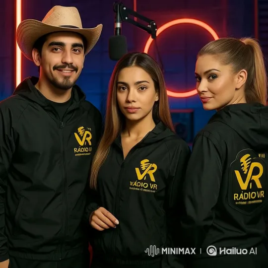 Rádio VR Studio: Trio Dancing to Lively Beat – AI Generated Video | Hailuo AI