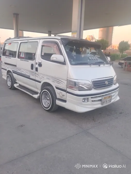 White Van Customization and Air Suspension Demonstration – AI Generated Video | Hailuo AI