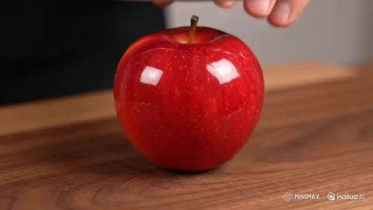 Cut Red Apple Halves – AI Generated Video | Hailuo AI