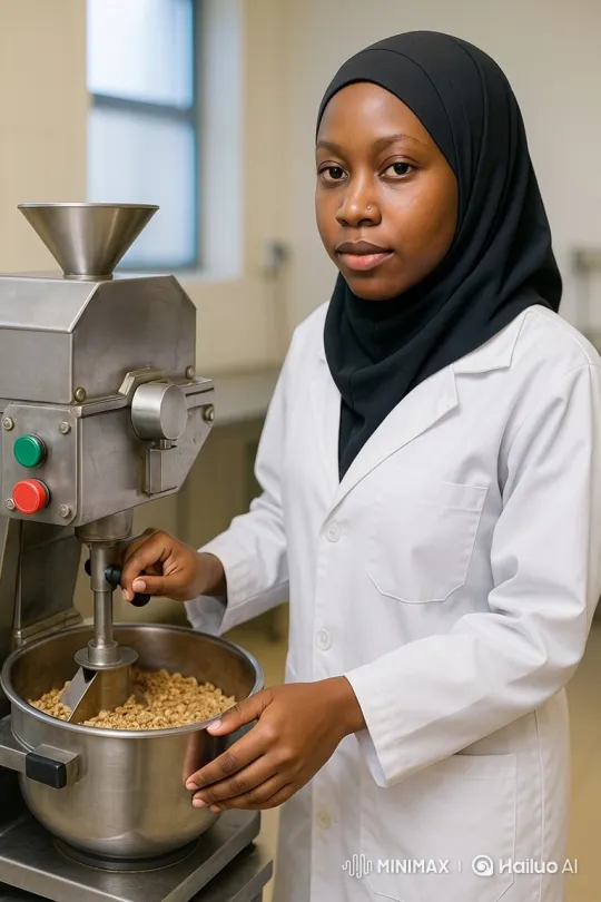 Young Black Scientist Welcomes Viewers with Smile – AI Generated Video | Hailuo AI