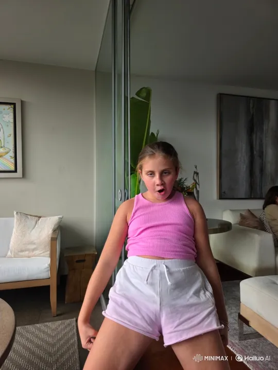 Young Girl Grows Wings and Pig Ears, Takes Flight – AI Generated Video | Hailuo AI