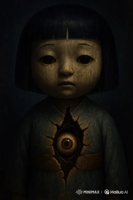 Transformation of a Weathered Doll with a Creeping Eye – AI Generated Video | Hailuo AI