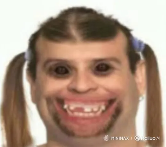 Disturbing Close-Up of a Man with an Unnerving Smile – AI Generated Video | Hailuo AI
