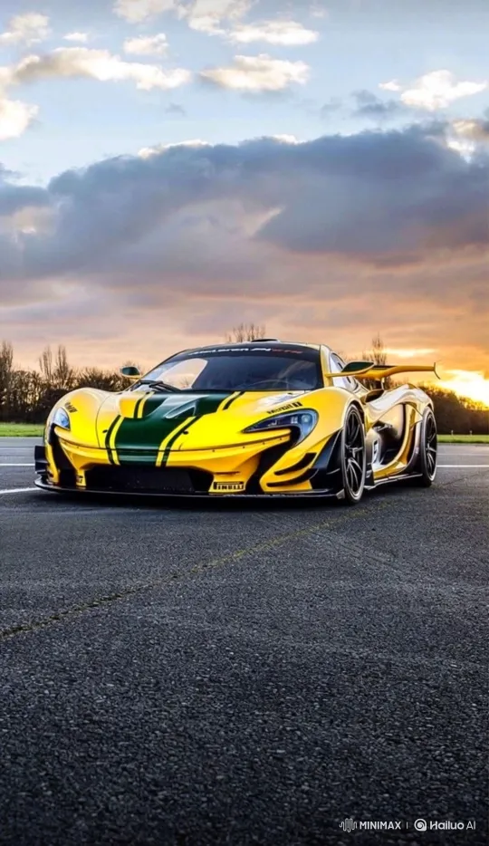 Woman Destroys McLaren with Molotov Cocktail in Stormy Dusk – AI Generated Video | Hailuo AI