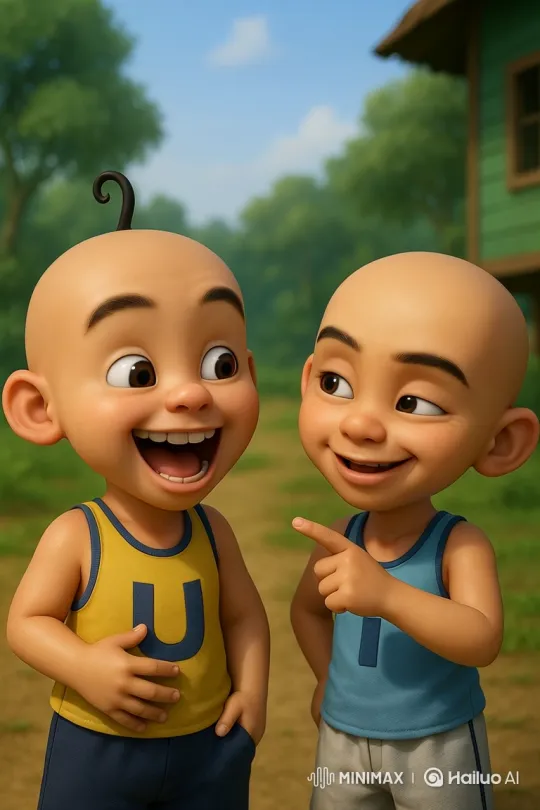 Upin & Ipin: The Tale of Ipin's Unusual Love for Fried Chicken – AI Generated Video | Hailuo AI