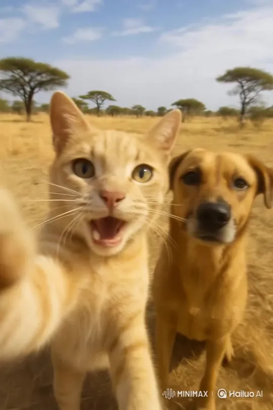 Replace Video Cat with Photo Cat – AI Generated Video | Hailuo AI