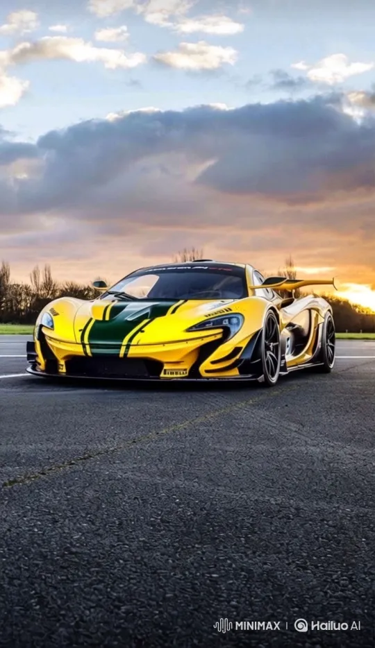 Sports Car Destroyed by Lightning: A Cinematic Burnout – AI Generated Video | Hailuo AI