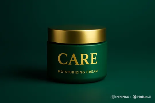 Luxurious Moisturizing Cream Levitation and Rotation Display – AI Generated Video | Hailuo AI