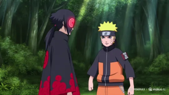 Itachi Uchiha vs Naruto: Intense Fight in the Forest – AI Generated Video | Hailuo AI