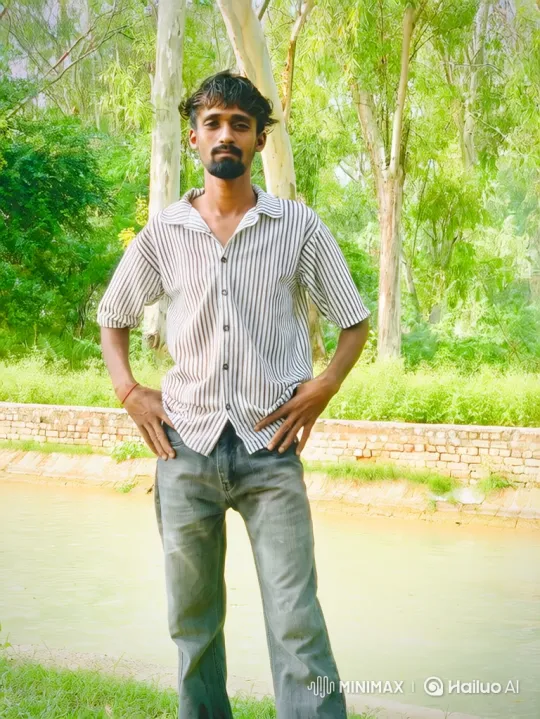 Young Man Meets Figure Resembling Modi by Canal – AI Generated Video | Hailuo AI