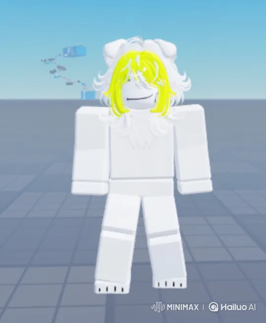 Animated Character Writes 'Fuck Off' in Digital World – AI Generated Video | Hailuo AI