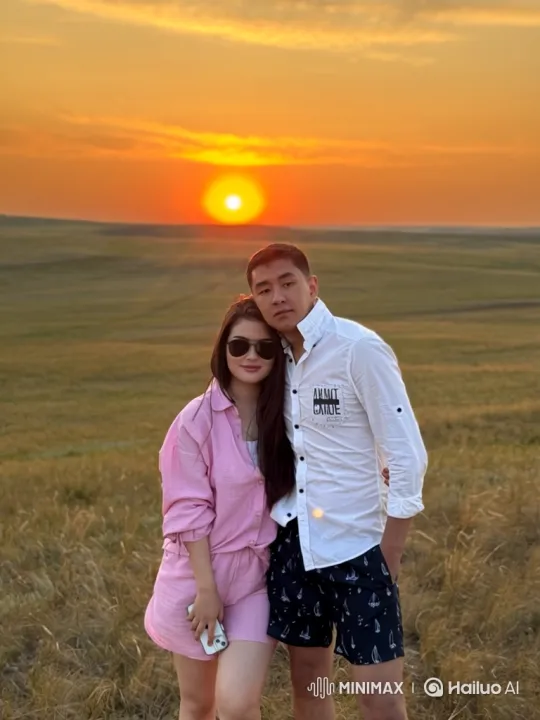 Family Embrace Captured on Summer Evening – AI Generated Video | Hailuo AI