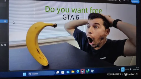 Man Surprised and Joyfully Dances with Banana – AI Generated Video | Hailuo AI
