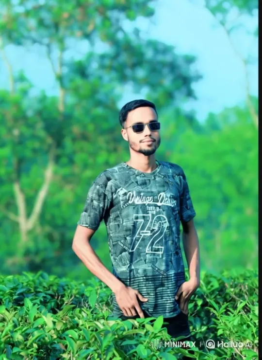 Young Couple Shares a Moment in a Tea Plantation – AI Generated Video | Hailuo AI