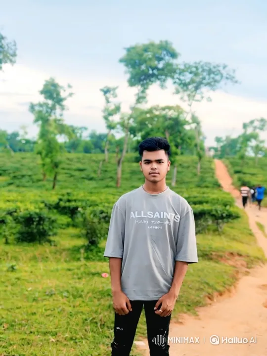 Young Couple Shares Silent Moment in Golden Hour Landscape – AI Generated Video | Hailuo AI