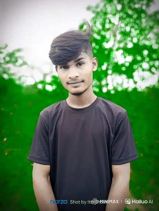 Young Couple's Serene Encounter in Golden Hour Park – AI Generated Video | Hailuo AI