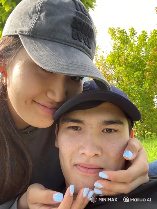 Family Embrace Captured on Summer Evening – AI Generated Video | Hailuo AI