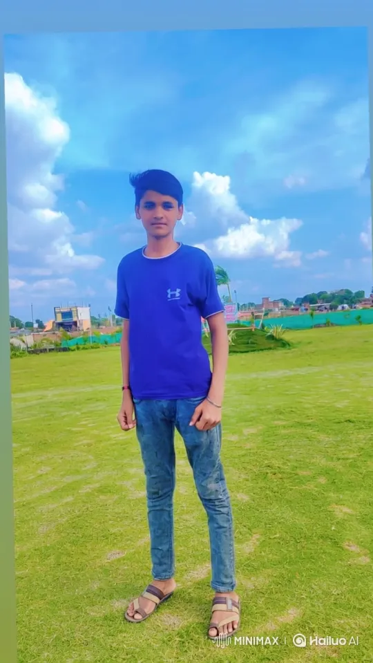 Young Man Meets Narendra Modi in Vibrant Field – AI Generated Video | Hailuo AI