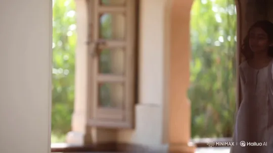 Pakistani Girl in Elegant Traditional Dress Stands Gracefully – AI Generated Video | Hailuo AI