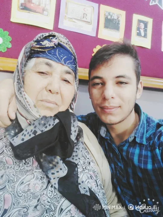 Elderly Woman and Young Man Share Affectionate Moment – AI Generated Video | Hailuo AI