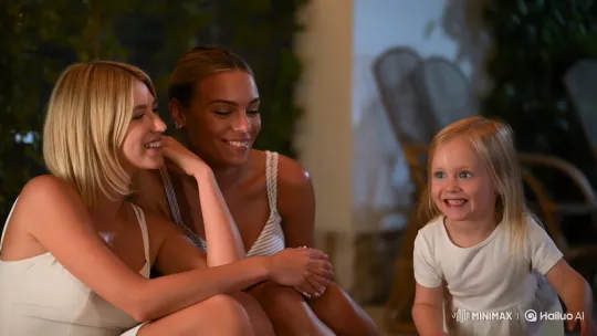 Joyful Family Reunion in Summer Evening's Glow – AI Generated Video | Hailuo AI