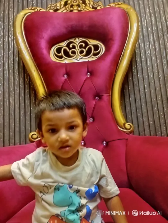 Young Boy and Pakistani Girl Share a Moment in Golden Hour Park – AI Generated Video | Hailuo AI