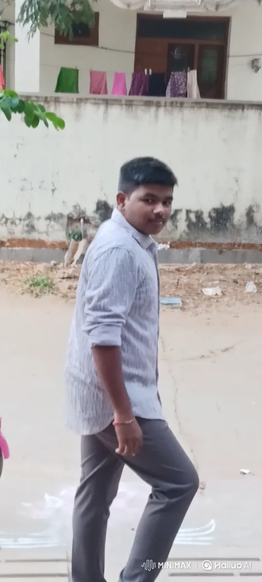 Young Man Turns, Walks Away in Residential Setting – AI Generated Video | Hailuo AI