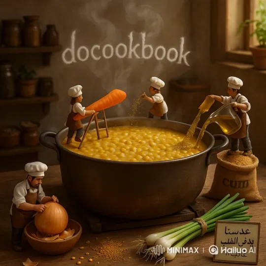 Miniature Workers Cook Lentil Stew in Hyper-Realistic Kitchen – AI Generated Video | Hailuo AI