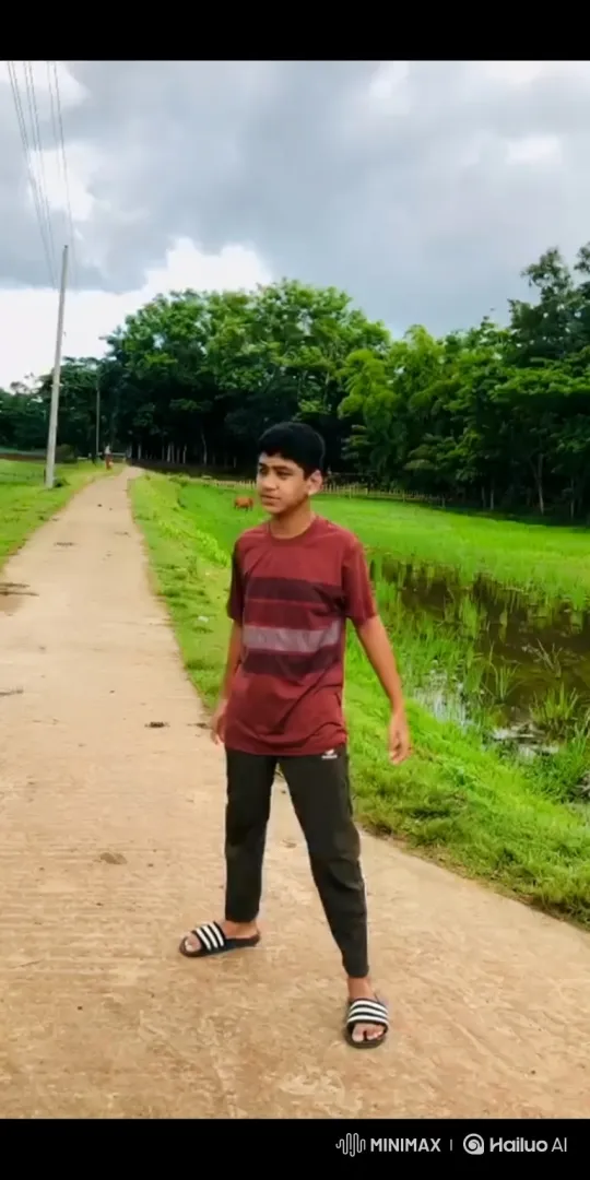 Boy and Woman Share Serene Moment in Golden Hour – AI Generated Video | Hailuo AI