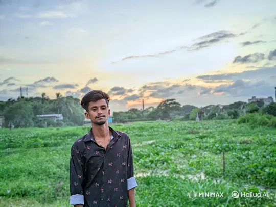 Romantic Couple Sharing a Moment in a Golden Field – AI Generated Video | Hailuo AI