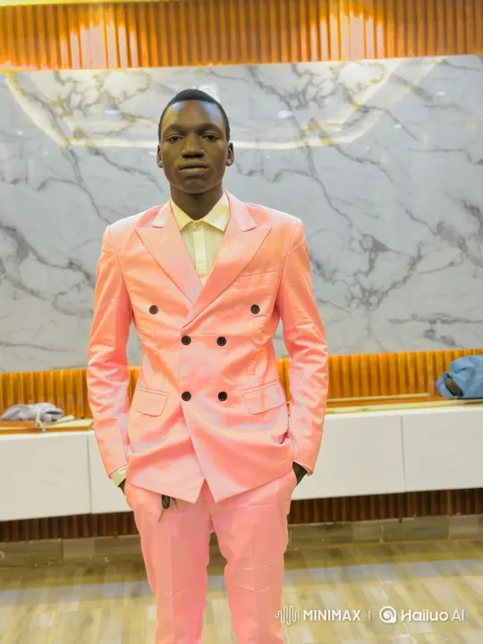Young Man in Pink Suit Prepares to Drive BMW – AI Generated Video | Hailuo AI