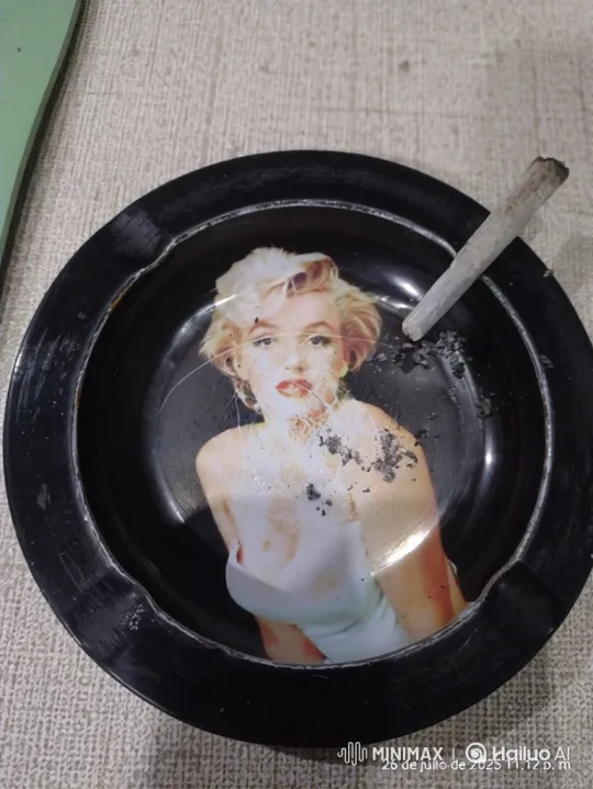 Marilyn Monroe Animation in Ashtray with Smoking Sequence – AI Generated Video | Hailuo AI