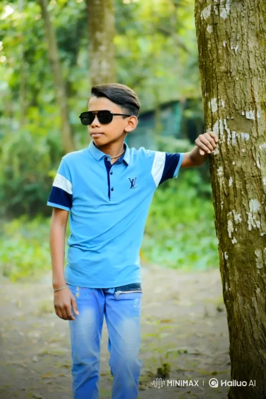 Golden Hour Park Encounter Between Youths – AI Generated Video | Hailuo AI