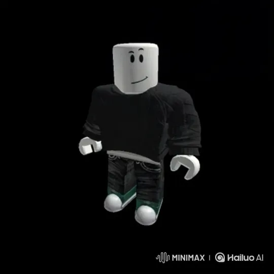Roblox Character Battles Futuristic Police Over Burning City – AI Generated Video | Hailuo AI