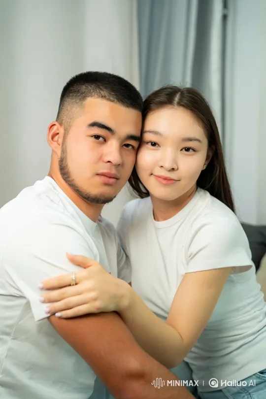 Young East Asian Family's Warm Winter Reunion – AI Generated Video | Hailuo AI