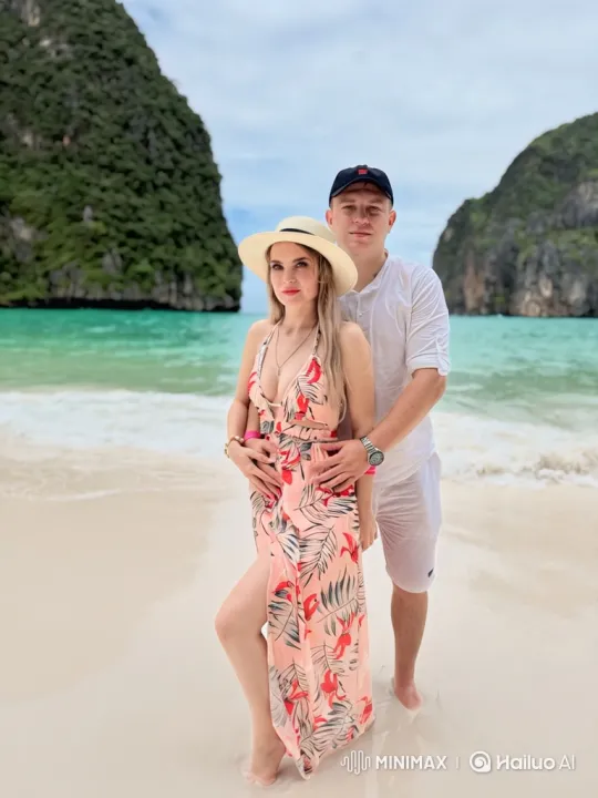 Family Reunion on a Serene Beach Setting – AI Generated Video | Hailuo AI