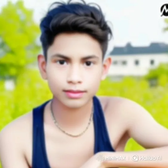 Young Man in Outdoor Setting with Gentle Smile – AI Generated Video | Hailuo AI