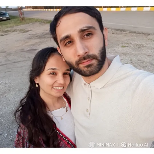 Family Reunion: Couple and Running Girl's Embrace – AI Generated Video | Hailuo AI