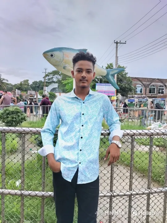 Young Man with Warm Smile in Outdoor Setting – AI Generated Video | Hailuo AI