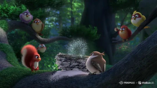 Sparkling Salt Nest Amazes Forest Birds – AI Generated Video | Hailuo AI